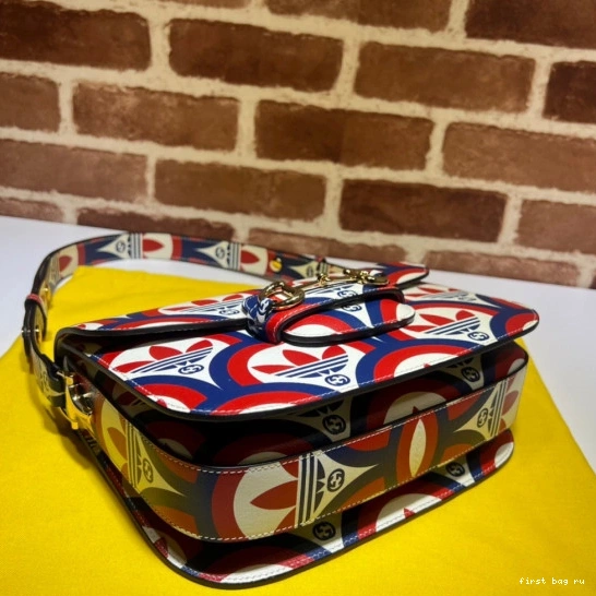 First bag ru Gucci bag 1955 Adidas x Horsebit shoulder 0709